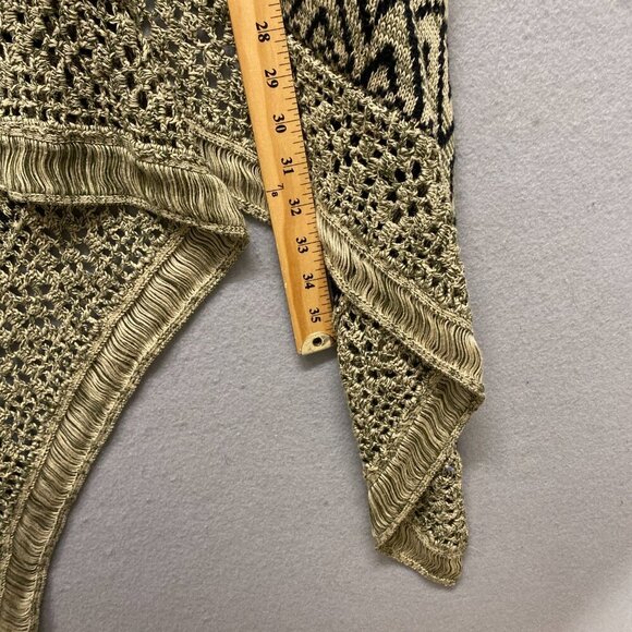 Akira Chicago Sweater Cardigan Womens Large Waterfall Boho Southwestern Soft - Picture 11 of 14